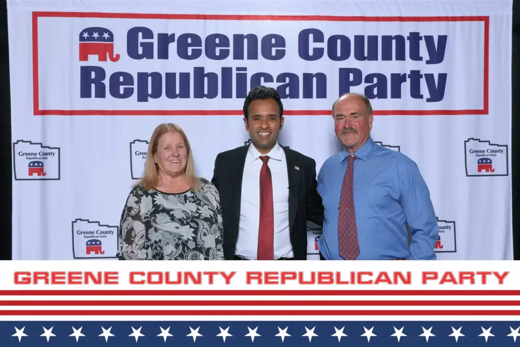 Marlene Moeller, Vivek Ramaswamy and Marvin